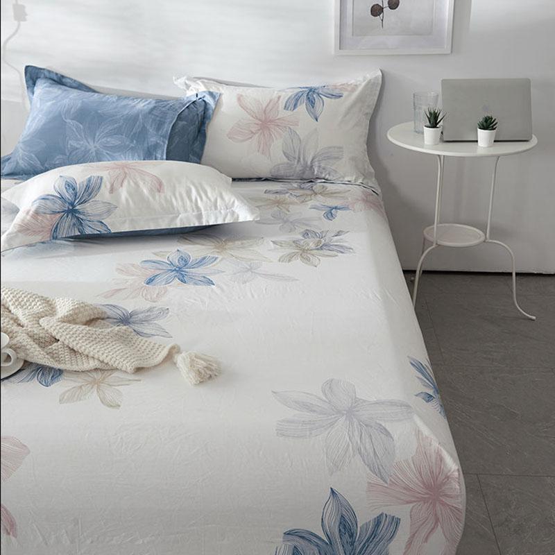 Non-slip Thick Protective Cover Mattress Cover Three-piece Cotton Skin-friendly Bedspread Bed Sheet Pillowcase