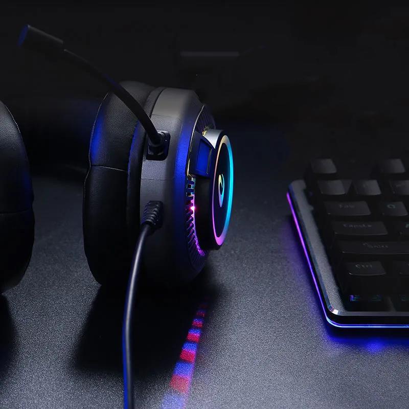 USB Interface Headset with Microphone Computer Gaming Headset Online Learning Headset