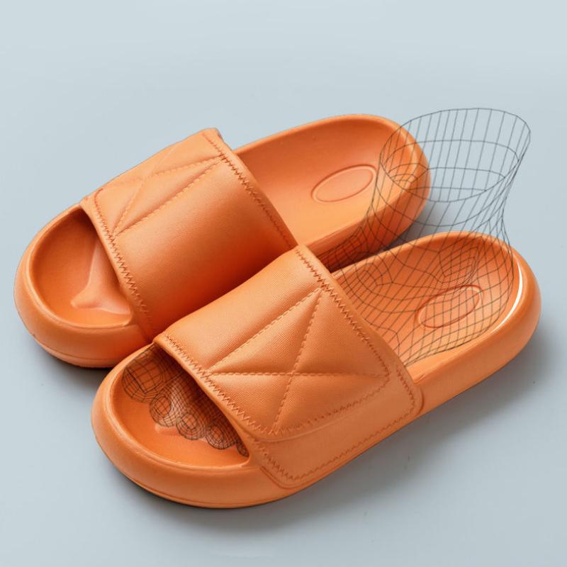 Summer Sandals Slippers Women's Thick-soled Indoor Home Non-slip Bathroom Slippers Beach Outer Wear High Slippers