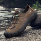 Plus Size 38-46 Men Outdoor Water Sneaker Non Slip Hiking Climbing Aqua Shoes Beach Barefoot Upstream Shoes Leather Seaside Shoes