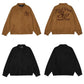 Jacket American Retro Street Embroidery Men and Women Loose INS Japanese Style Baseball Comfortable Big Size Thick Coat