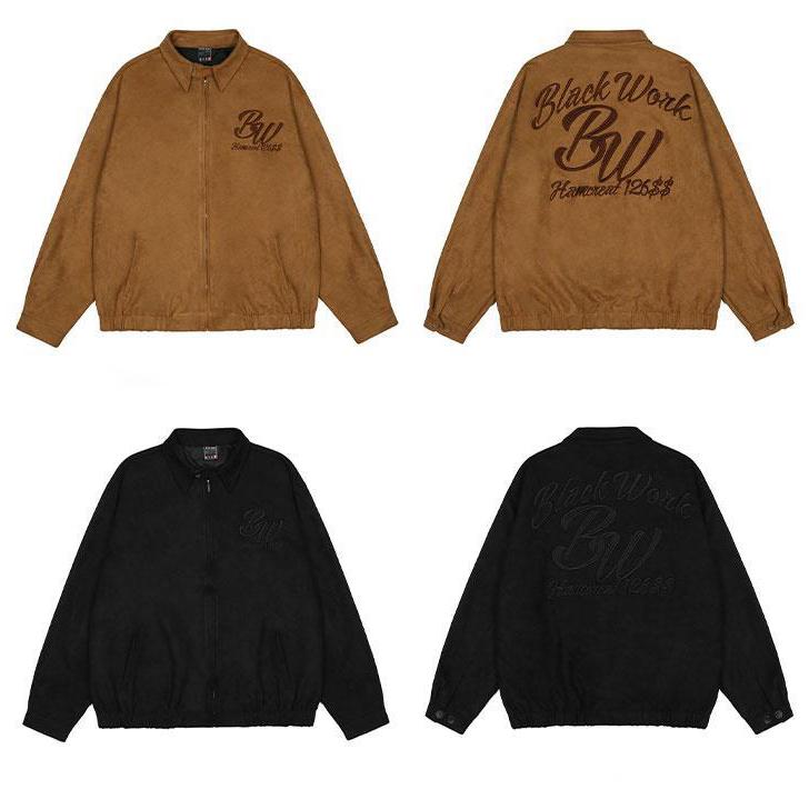 Jacket American Retro Street Embroidery Men and Women Loose INS Japanese Style Baseball Comfortable Big Size Thick Coat