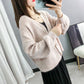 Cardigans Women's Sweaters Fashionable Casual Plaid V-Neck Cardigans Single Breasted Loose Coats
