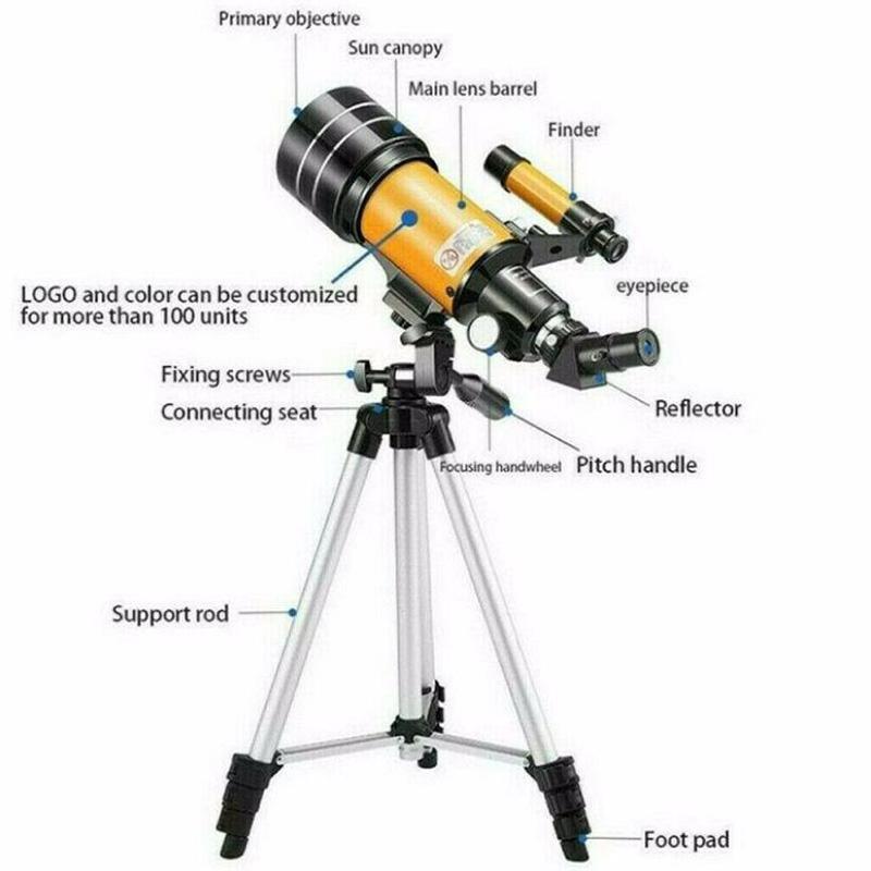 Astronomical Telescope Night Vision Space Star Moon HD High-power Imaging Telescope Supports Mobile Phone Photography