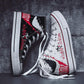 Canvas men's shoes net red Korean version of the trend of wild hip-hop tide brand high-top sneakers