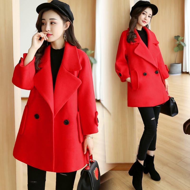 Long Sleeve Winter Wool Coat Women's Jacket Casaco Feminino Ladies Autumn Slim Short Woolen Coats