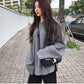 Autumn and Winter Fashion Korean Sweater Loose Casual Jacket Plus Size Young Women's Sweater