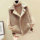 Lamb Plush Vest Women's Outer Wear Vest All-match Fur One-piece Waistcoat Vest Jacket Stand-up Collar Sleeveless Zipper Jacket