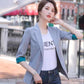 Spring Temperament Single-breasted Suit Two-piece Professional Wear Age-reducing Temperament Casual Solid Color Suit Women