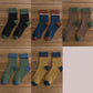 Winter Men's Cotton Socks Fashion Hit Color Tube Socks Plus Velvet Thickening Deodorant Cotton Socks Five Pairs