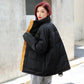 Down Padded Jacket Female Korean Version Loose Hong Kong Style Student Ins Bread Jacket Thick Padded Winter Jacket