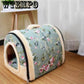 High Quality pet dog house large dog bed Cat tent Rabbit Warm Cushion Basket