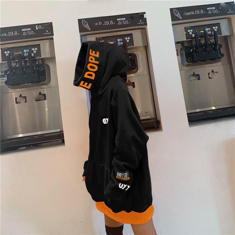 Women Winter Sweatshirts Turtleneck Hooded Pullover Hoodies Oversized Streetwear Hip Hop Tracksuit Plus Size Loose Long Coat Women Top Clothes