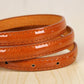Ladies Belt PU Cowhide Candy Color Thin Belt Casual Jeans Decoration Single Head Buckle