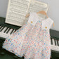 Girl's Sleeveless Princess Skirt Summer Little Girl Children's Dress Korean Style Pengpeng Yarn Baby Summer Dress Children's Dress