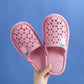 Sandals and Slippers Women Non-slip Wear-resistant Bathroom Leaking Slippers Indoor and Outdoor Home Thickening One-step Slippers for Men and Women