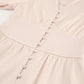 Single Breasted Sexy Dress Party Clud High Waist Satin Long Dress Elegant V Neck Women Midi Dresses Lantern Sleeve