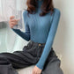 Women's Sweater Thickened Turtleneck Warm Autumn and Winter Knitted Women's Stretch Soft Pullover