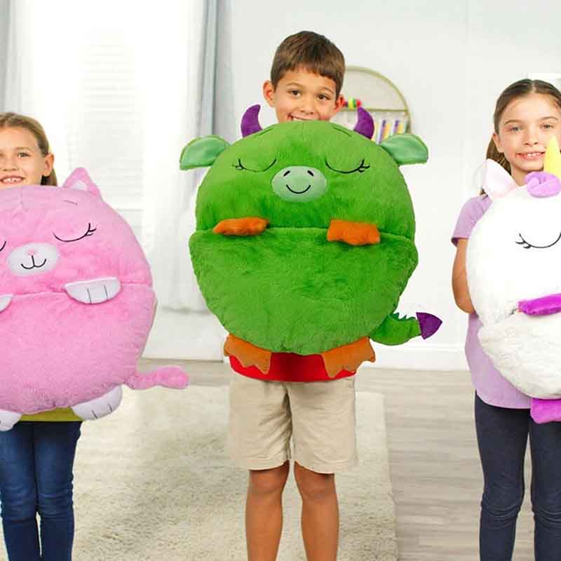 Children's Animal One-piece Sleeping Bag Cartoon Children's Pillow Sleeping Bag Folding Anti-kick, 6 Years Old To 12 Years Old