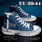 Trending High-top Canvas Shoes Men's Casual Cool Fashion Street Style Shoes Hip Hop Sneakers for Teens