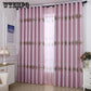 Curtain Fashion Gilding Star Full Shading Curtain Window Screen Home Bedroom Decor Curtain