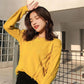 Knitted Sweater Women Autumn and Winter Loose Women's Korean Style Long-sleeved Pullover Tassel V-neck Knitted Bottoming Shirt