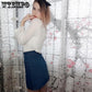 Denim Skirt Solid Color Zipper High Waist Pocket Student Short Cowboy Skirt Package Hip Knee Length A-line Slim Skirts
