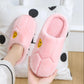 Autumn and Winter Pure Cotton Slippers Indoor Non-slip Soft-soled Shoes Warm Simple Plush Cotton Shoes