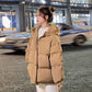 Winter Solid Color Down Padded Jacket, Short Student Padded Jacket, All-match Bread Jacket