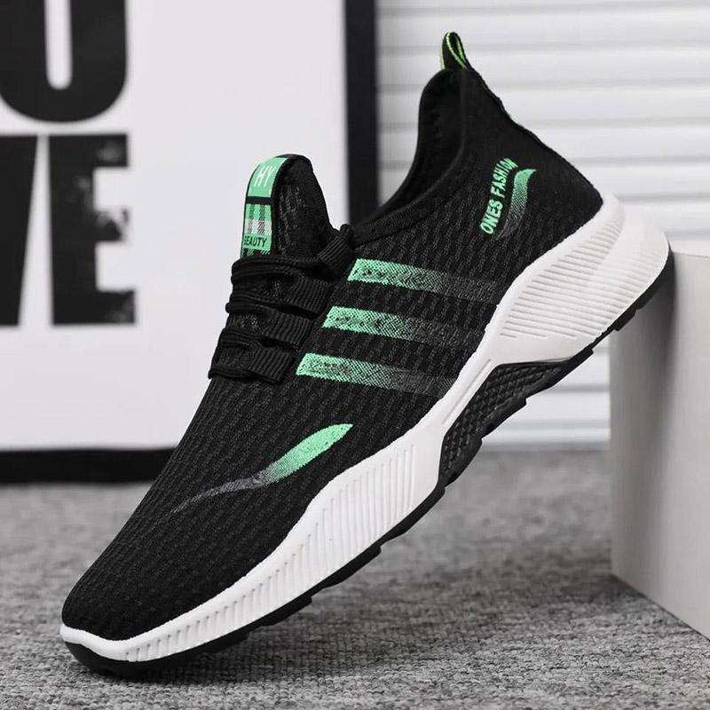 Men's All-match Shoes Casual Breathable Sports Shoes Light Non-slip Wear-resistant Running Shoes