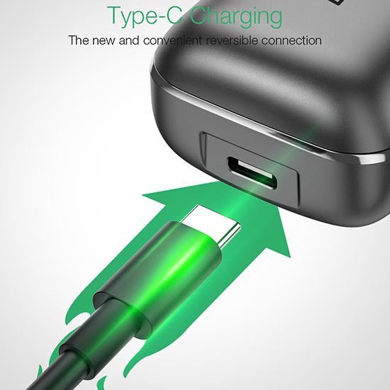 Long Handle Bluetooth 5.0 TWS True Wireless Earphone Graphene Handset Digital Display Headphones