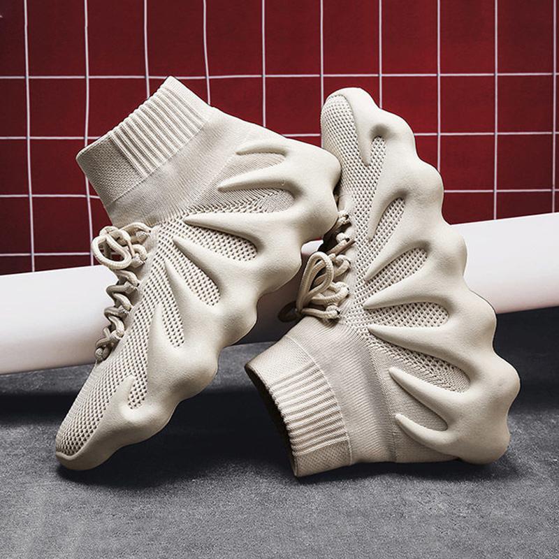 Korean Style Trendy All-match Socks Shoes Teen Student Trendy Shoes Men's High Top Sneakers