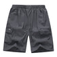 Middle-aged Loose Pants Shorts Men's Five-point Pants Summer Thin Section Middle-aged and Elderly Casual Straight Pants