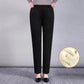 Lamb Velvet Middle-aged and Elderly Women's Pants Winter Plus Velvet Thickening Large Size Loose Sports Casual Pants To Wear Warm Mother Pants