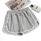 Sports Shorts Women's Summer Outer Wear Yoga Running Home Striped Shorts Casual High Waist Loose Anti-glare