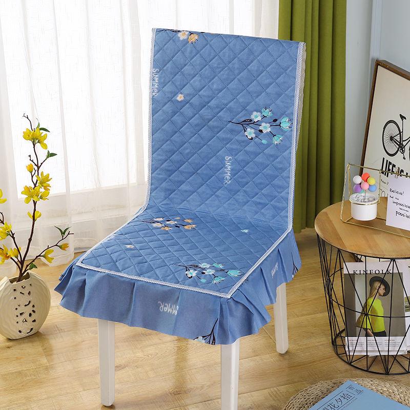 Printed One-piece Chair Cover Dining Table Chair Cover Modern Minimalist Style Chair Cover Cushion Home Chinese Style