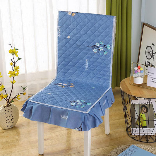 Printed One-piece Chair Cover Dining Table Chair Cover Modern Minimalist Style Chair Cover Cushion Home Chinese Style