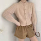 Autumn and Winter Jacket Ladies Sweater Bottoming Shirt Small Fragrance Top Short Knitted Cardigan