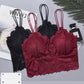 Two-piece Japanese Thin Section Anti-glare Skin-friendly Breathable All-match No Steel Ring Lace Camisole Tube Top Wrap Bra