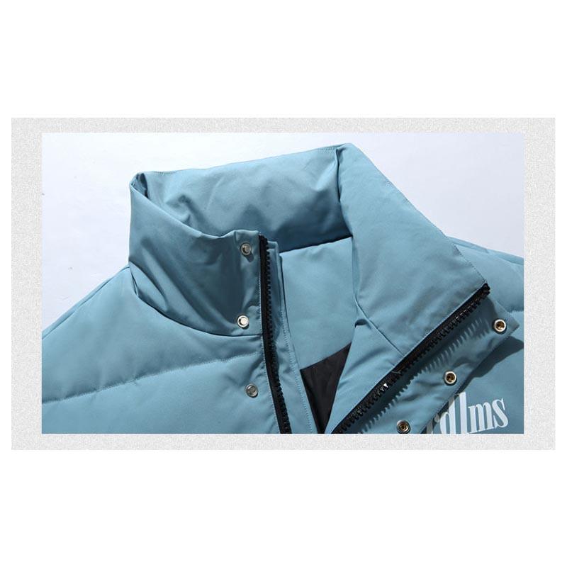 Winter Short Men's Down Jacket Chinese Style Couple Handsome Thick Warm Jacket