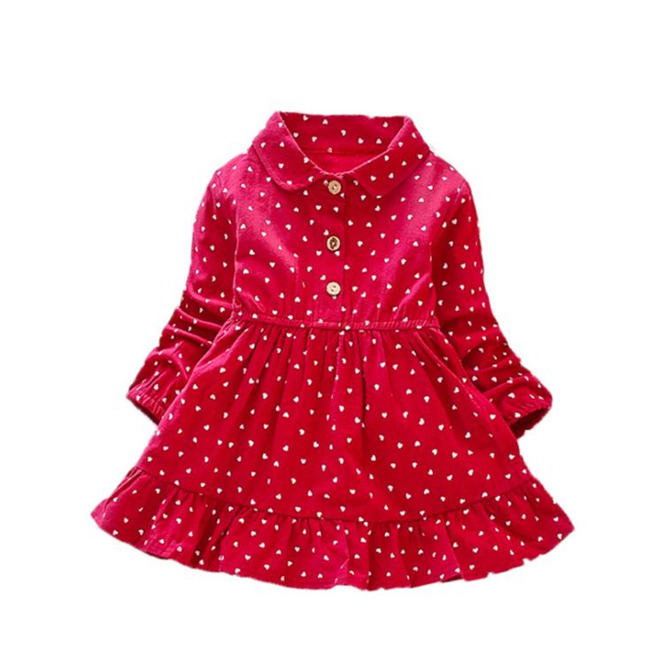 Girls' Dress Korean Autumn Dress Spring and Autumn Little Girl Lace Princess Skirt Pleated Children's Skirt A-line Dress For Kids