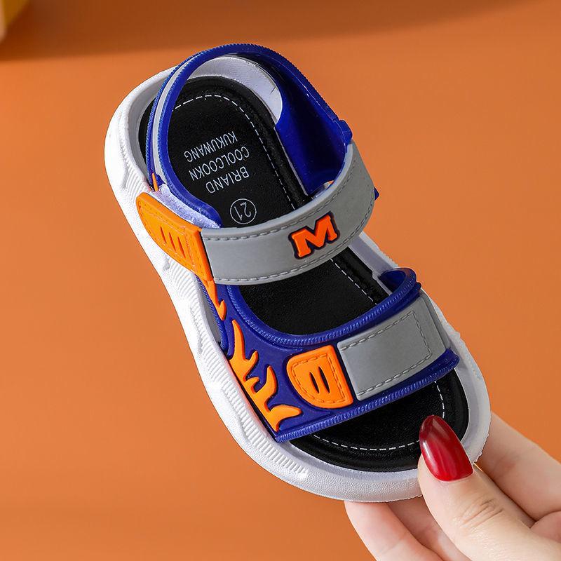 Boy's Sandals In Summer Big Children's Boys Soft-soled Non-slip Children's Baby Shoes Children's Beach Shoes
