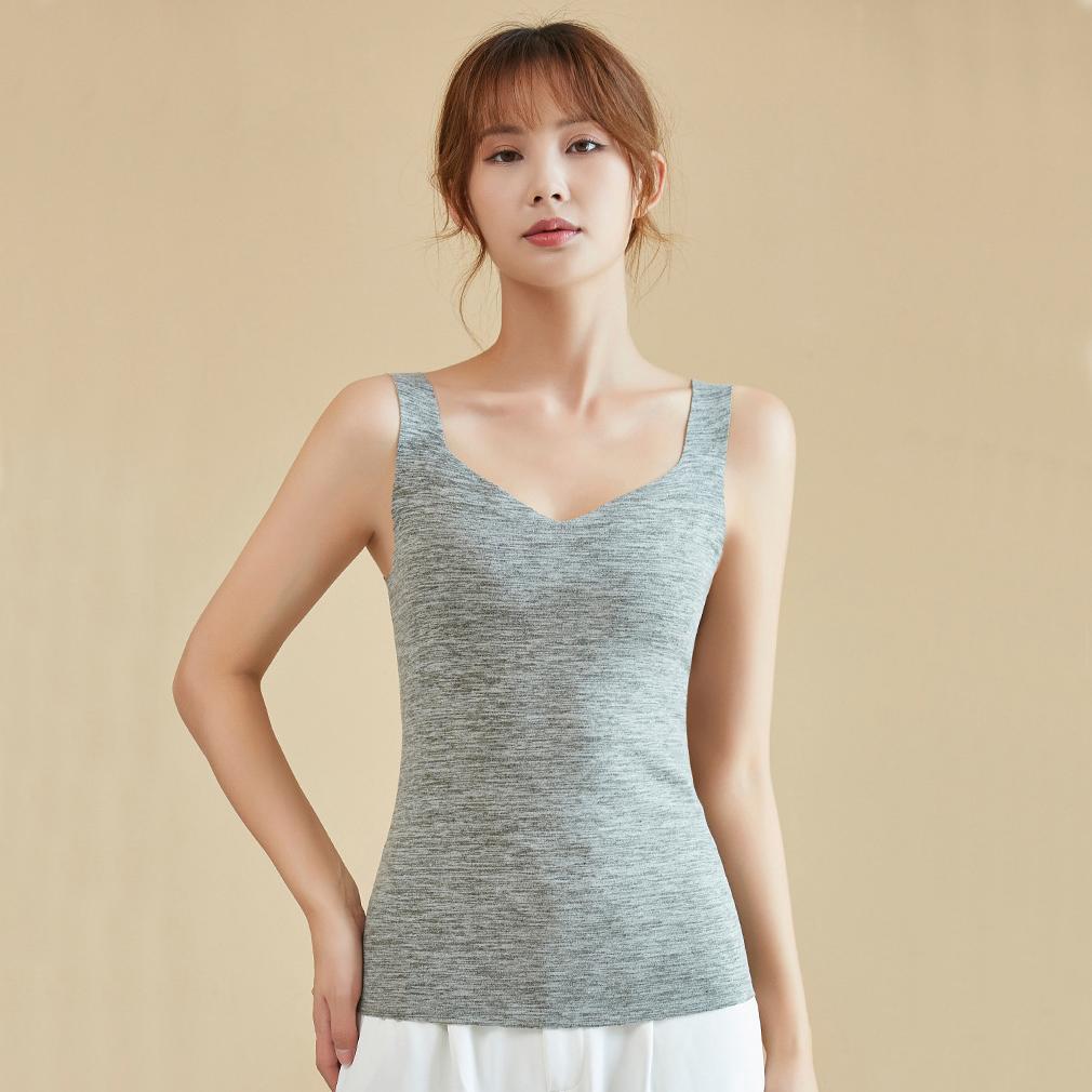 Sexy Winter Thermals Velvet Women Vest Thermo Underwear Sleeveless Body Tops Slim Solid Seamless Wool Undershirt Inner Wear