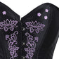 Retro Corset Bustier Steampunk Gothic Women Corselet Sexy Strapless Floral Striped Rivet Newest Tops