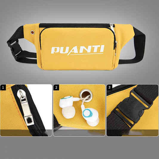 Women's Waist Bag Sports Fashion Korean One-shoulder Chest Bag Light and Versatile Mobile Phone Bag Leisure Travel Messenger Bag