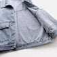 Women's Denim Vest Short Spring/summer-autumn 2021 Simple Big Pocket Sleeveless Vest All-match Loose Top Cardigan