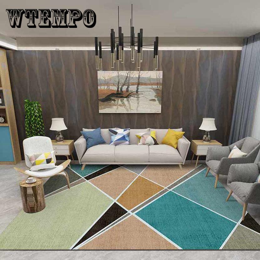 European Geometric Carpet For Living Room Children Bedroom Rugs And Carpets  Cloakroom Carpet