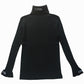 Turtleneck Women's Sweater Fashion Korean Loose Pullover Knit Bottoming Shirt Plus Velvet Pullover Beige Sweater Tops