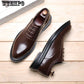 Men's Fashion Pointed Toe Patent Leather Shoes Slip on Formal Dress Business Shoes