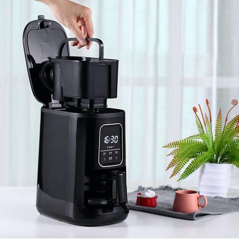 Household Automatic Coffee Machine Freshly Ground American-style Grinding Integrated Office American Coffee Drip Machine Coffee Machine
